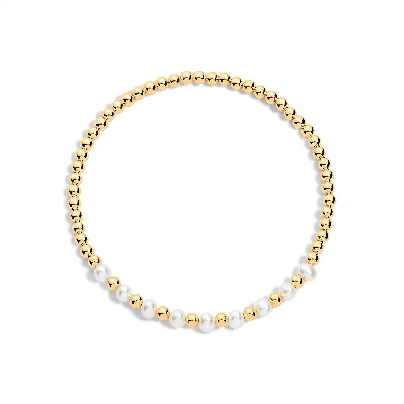 Ellie Gold & Pearl Bracelet