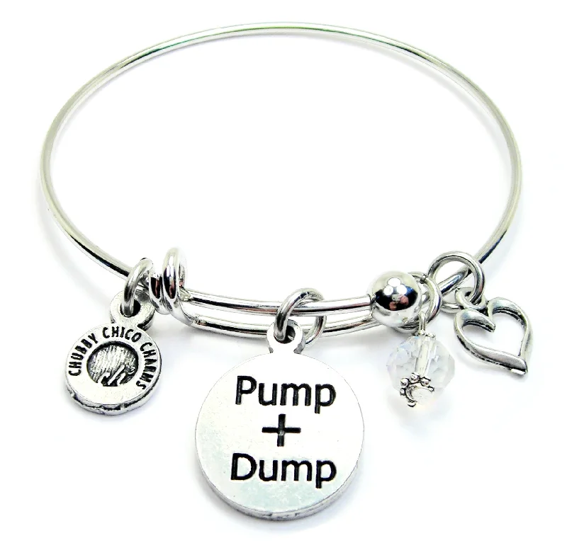 Pump And Dump Expandable Bangle Bracelet