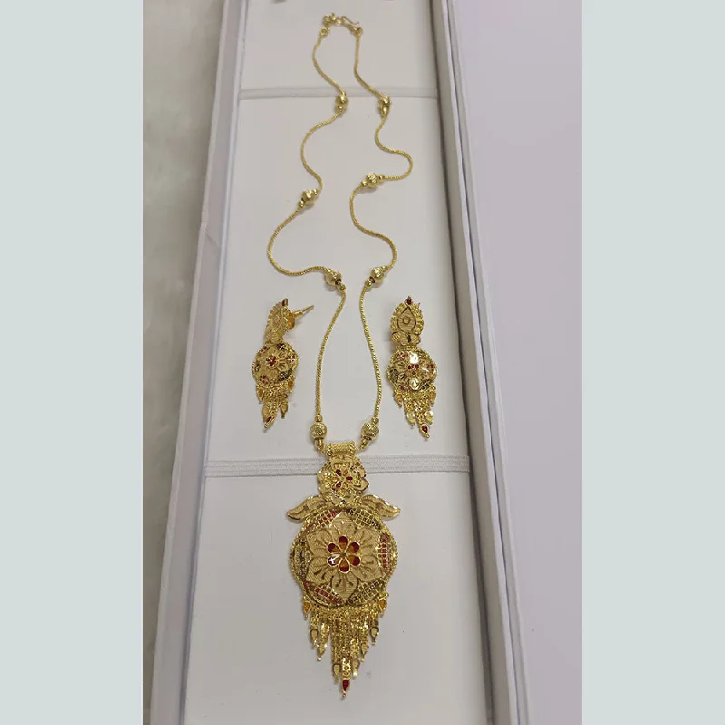 Pari Art Jewellery Forming Long Necklace Set