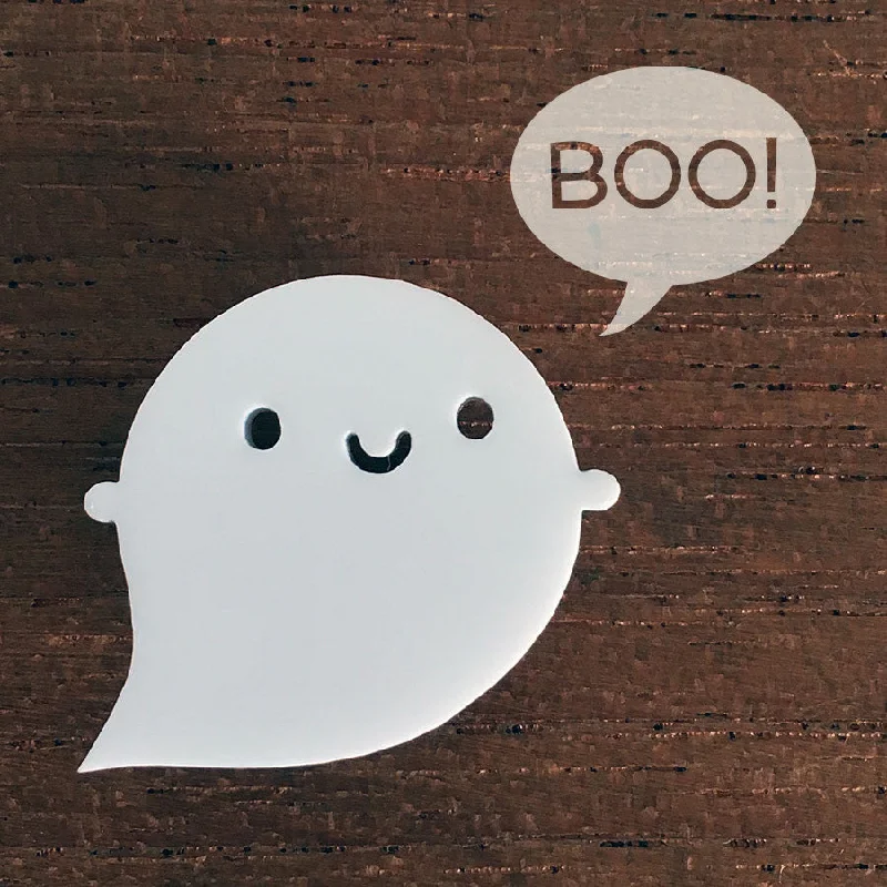 Little Ghost Kawaii Acrylic Brooch