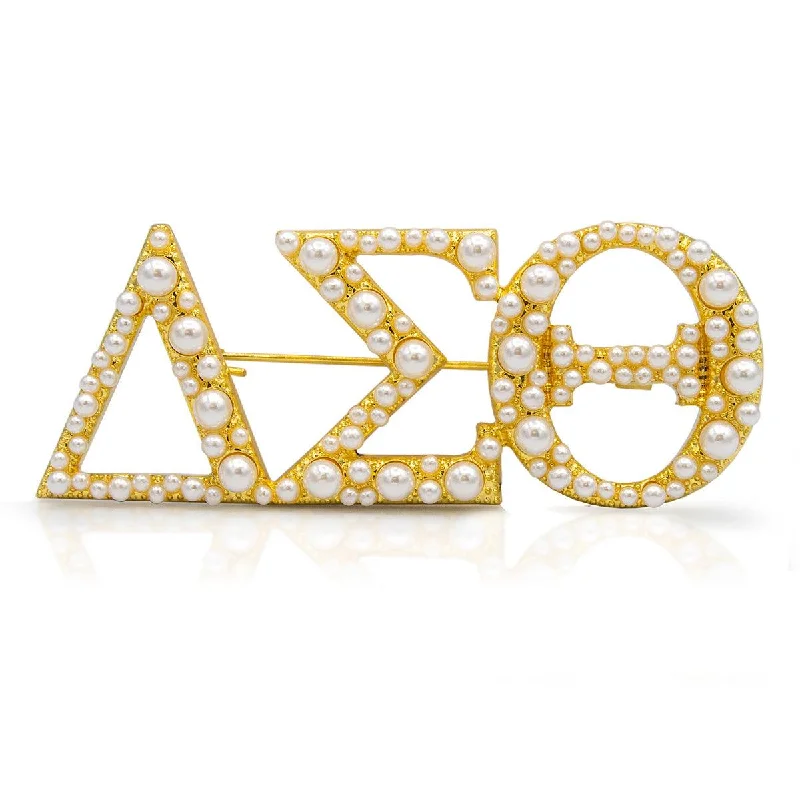 **NEW** The Pearl-Essence Collection ΔΣΘ Brooch