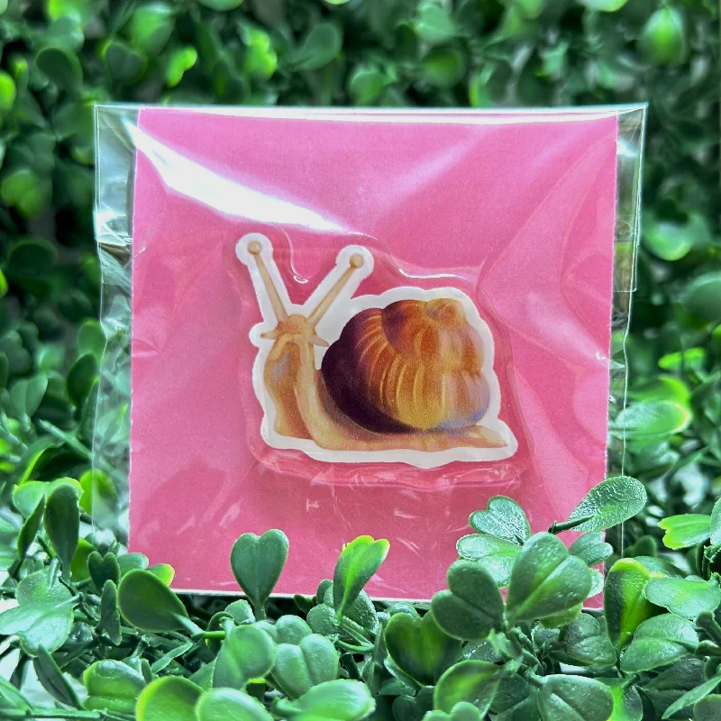 Snail Acrylic Pin