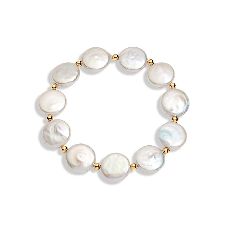 Marina Coin Pearl Bracelet