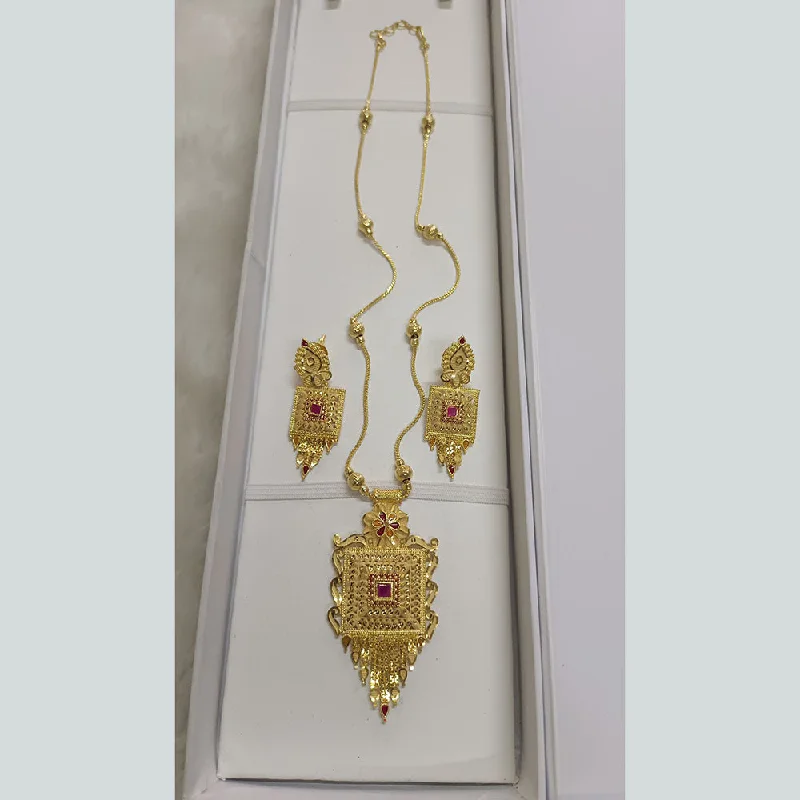 Pari Art Jewellery Forming Long Necklace Set