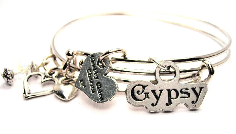 Gypsy Expandable Bangle Bracelet Set