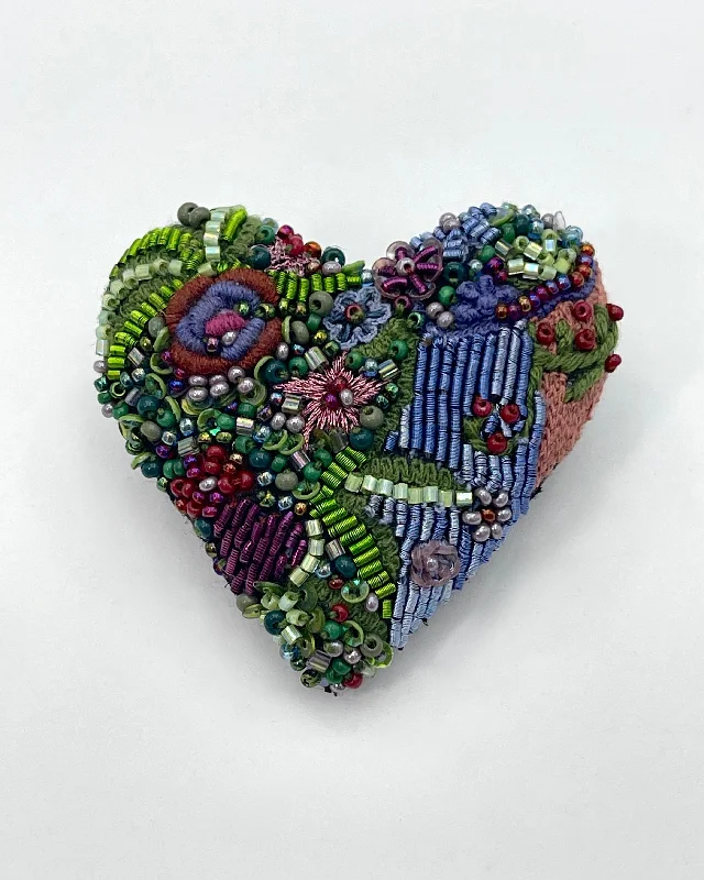 Blooming Heart Brooch