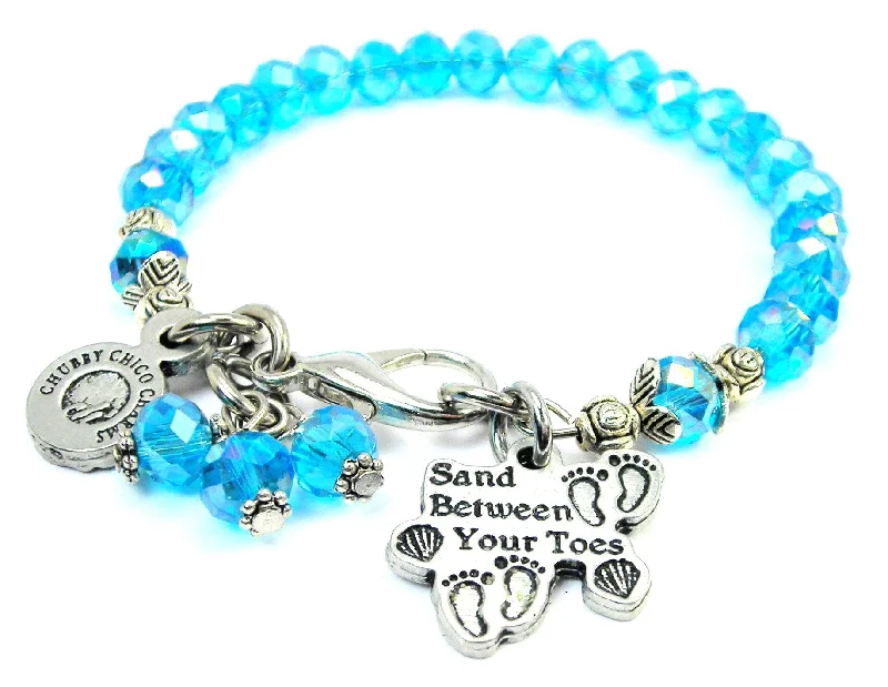 Sand Between Your Toes Splash Of Color Crystal Bracelet