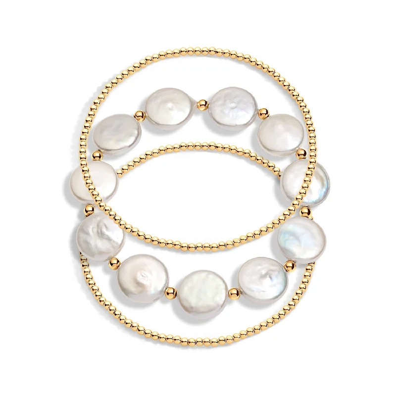 Marina Pearl Bracelet Stack