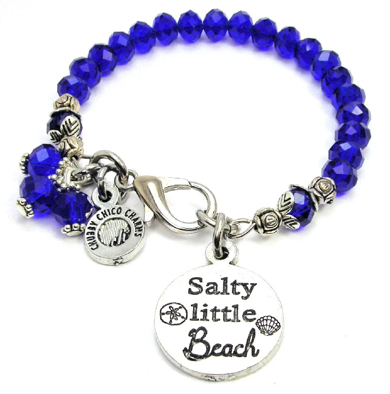 Salty Little Beach Splash Of Color Crystal Bracelet