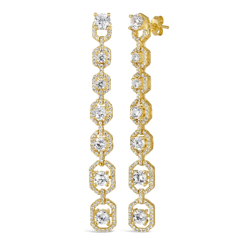 El Camino 4ctw Drop Earrings