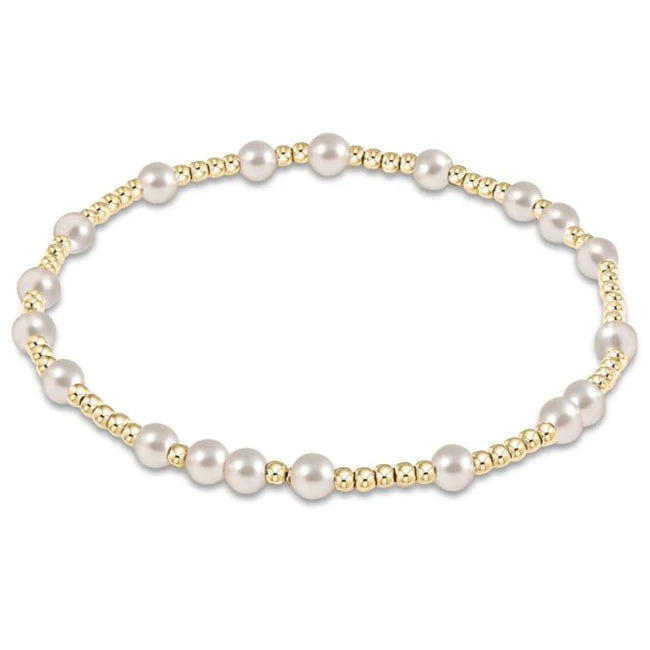 Hope Unwritten Pearl Stackable Bracelet