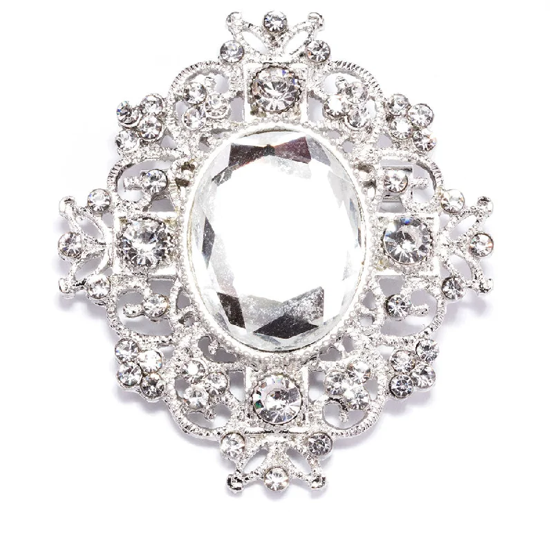 VINTAGE CRYSTAL BROOCH 10 Pack