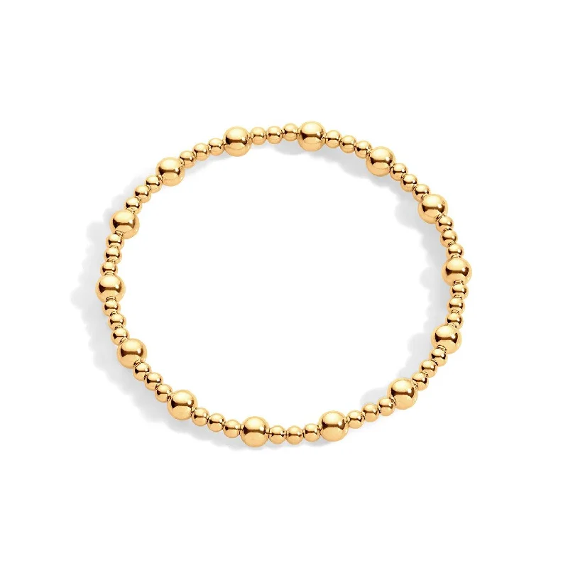 Ava Gold Filled Pattern Bracelet