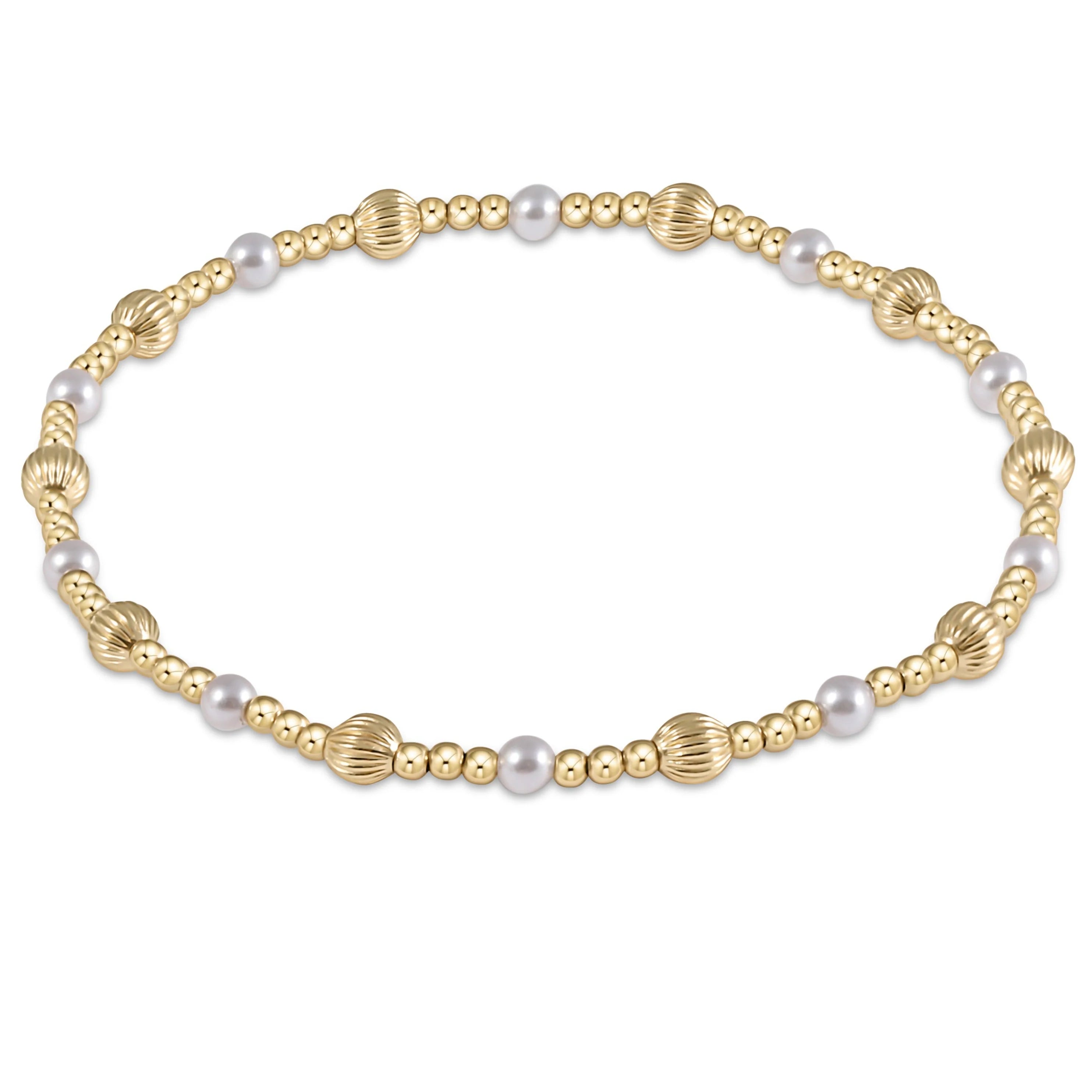 Dignity Sincerity Pearl Stackable Bracelet