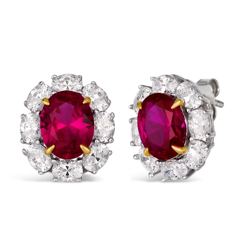 Humphrey Ruby Earrings