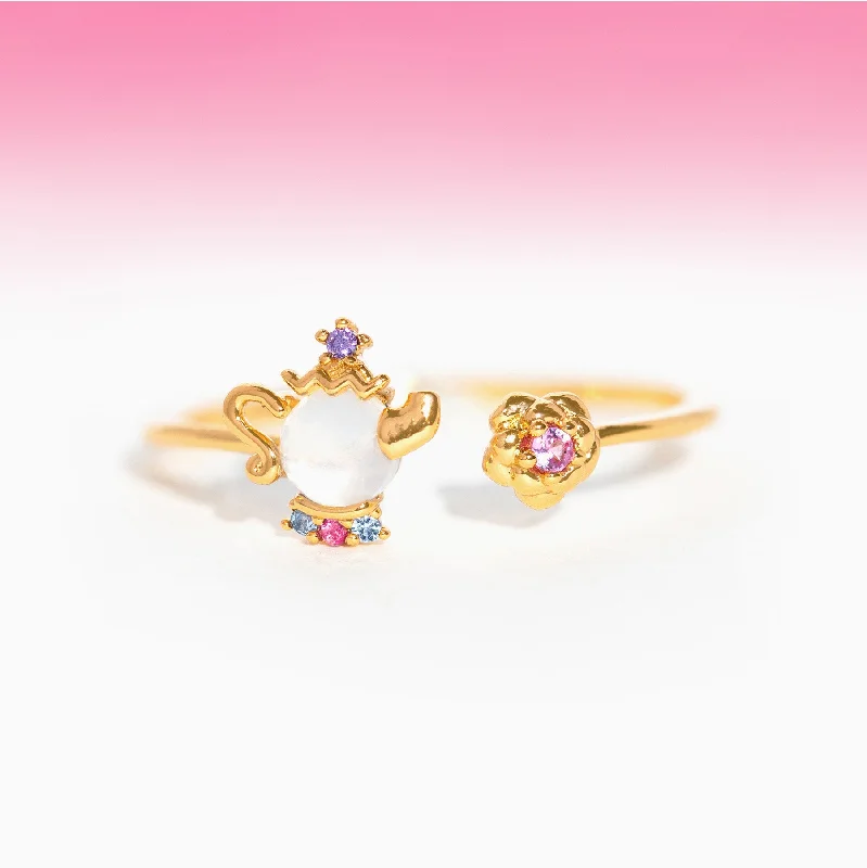 Disney Beauty & The Beast Mrs. Potts Ring