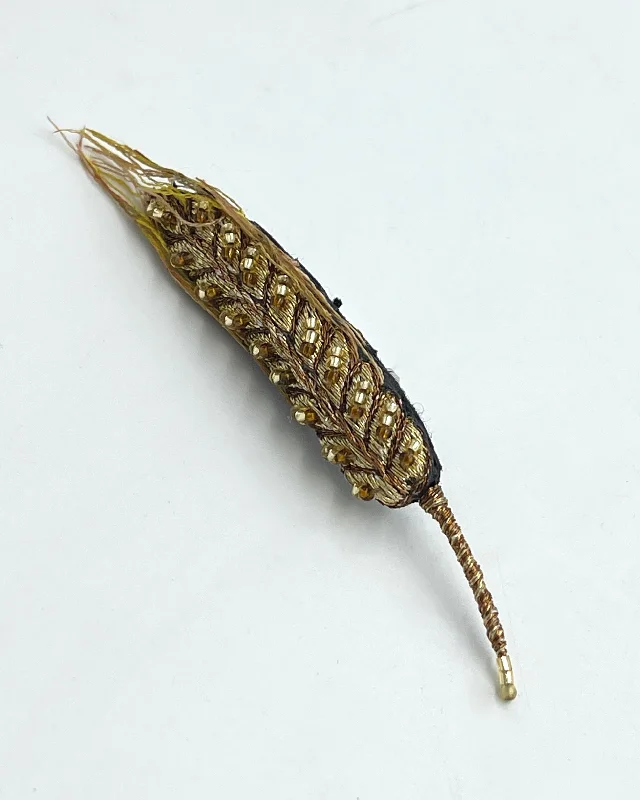 Ear of Wheat Head Brooch