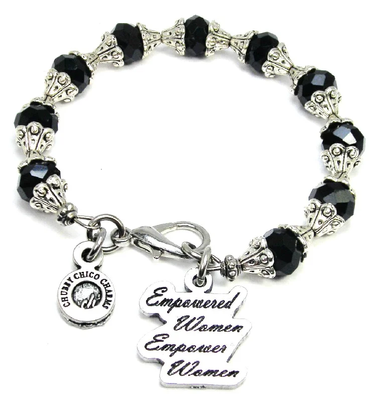 Empowered Women Empower Women Capped Crystal Bracelet