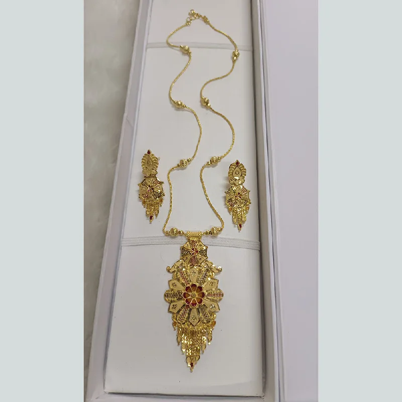 Pari Art Jewellery Forming Long Necklace Set