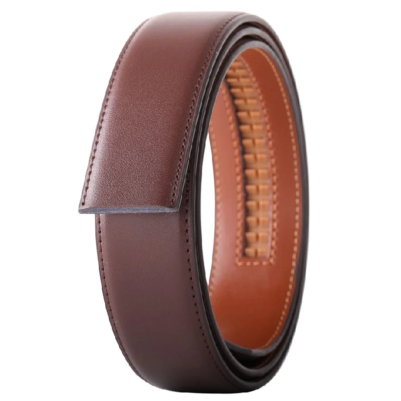 Chocolate Brown Leather Belt