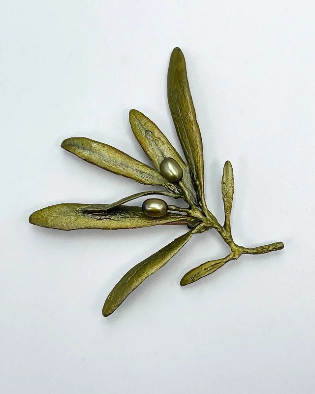 Olive Bronze Brooch